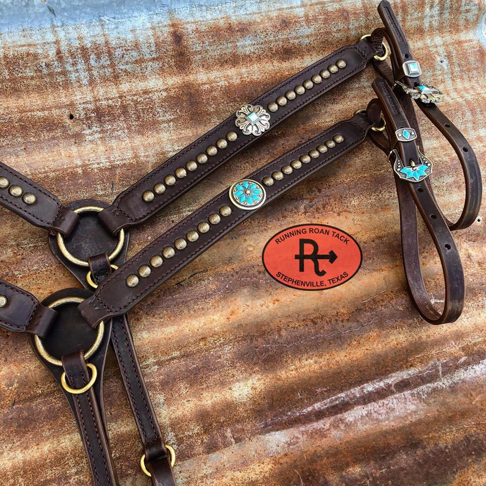 "Texas in 1880" Breast Collar with Your Choice of Hardware