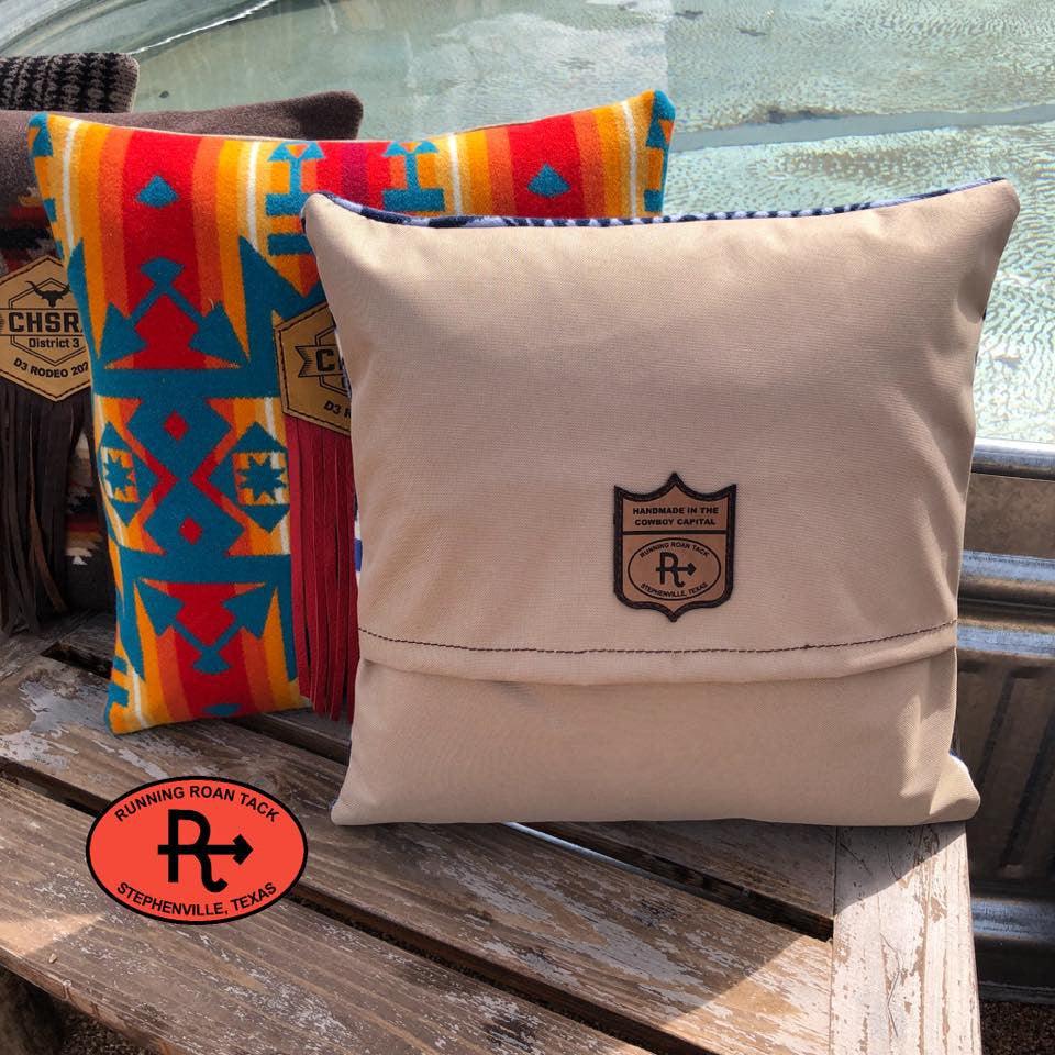 Trophy Pillow with Award Patch