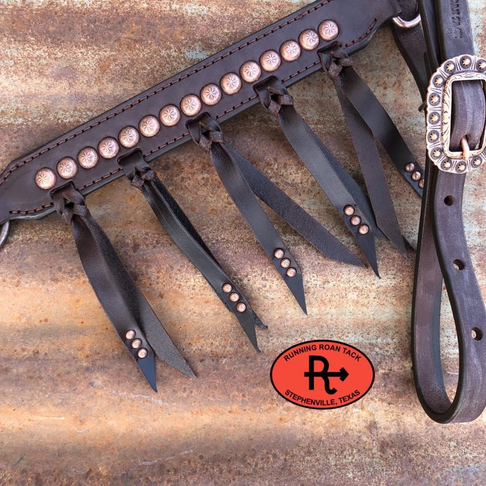 Palomo Breast Collar with Inlaid Spirit of the People Wool and Tied Fringe