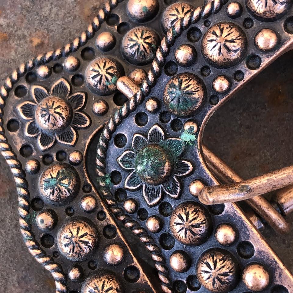 2" Copper Berry Cart Buckle