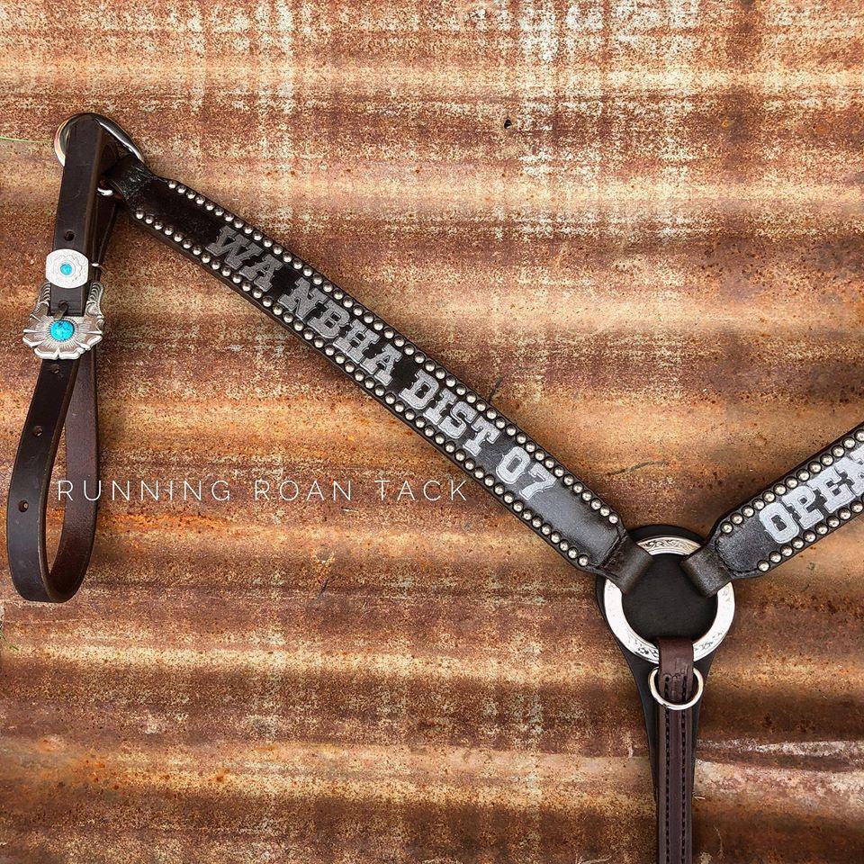 Trophy Breast Collar with Laser Lettering