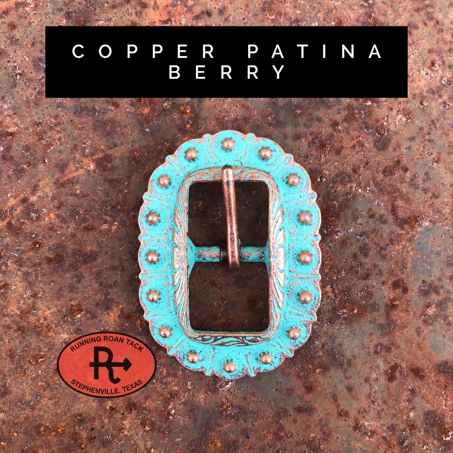 Bright Turquoise Croc Spur Straps with Your Choice of Buckles