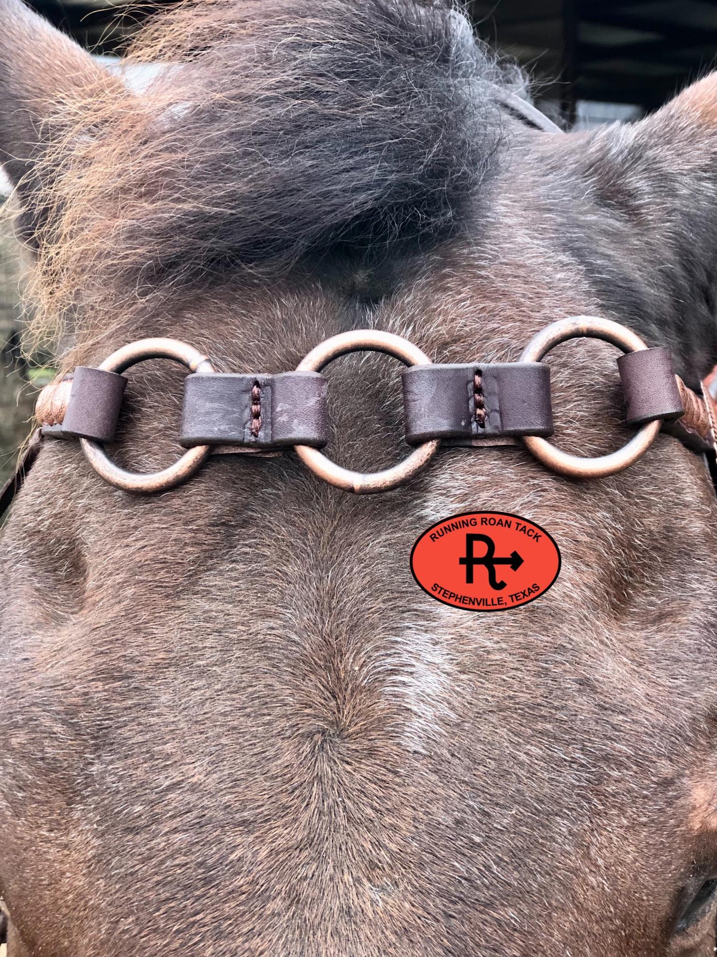 Short Cheek Browband Ring Headstall with Your Choice of Hardware