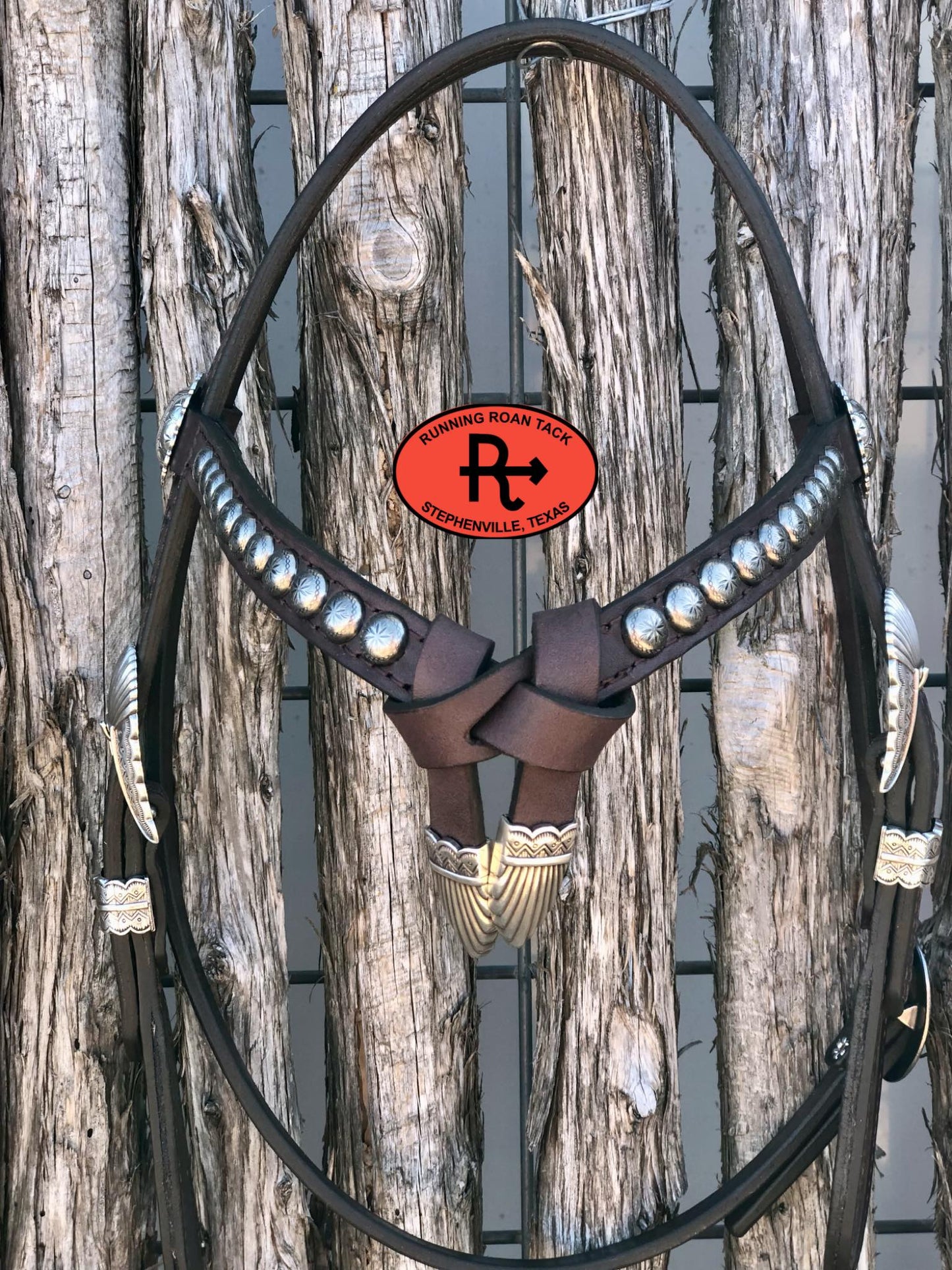 Futurity Knot Browband Headstall with Pacific Crest Wool 36"-43"