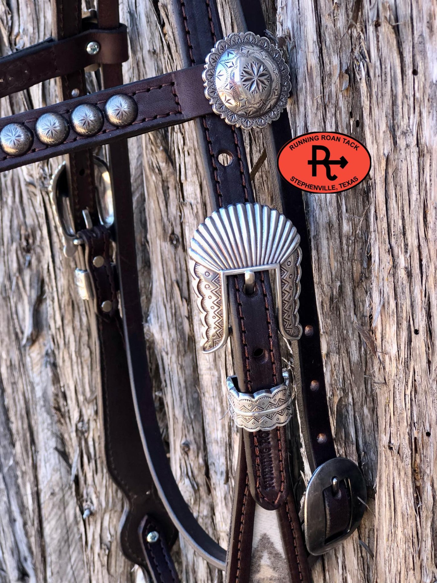 Futurity Knot Browband Headstall with Pacific Crest Wool 36"-43"