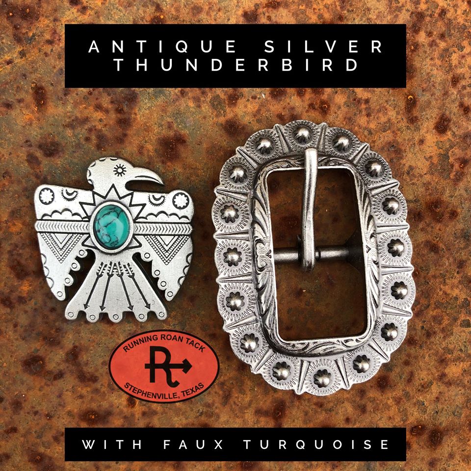 "Rancho Arroyo Aqua" Single Ear Standard Size Headstall with Your Choice of Hardware
