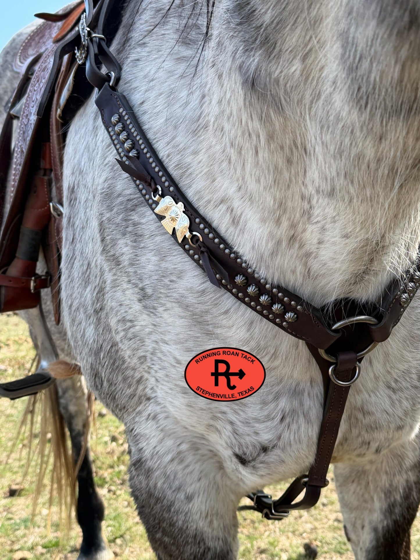 Dotted Tack Set with Vintage Thrifted Nickel Thunderbirds *Buy one piece or both pieces* Set03022026-06