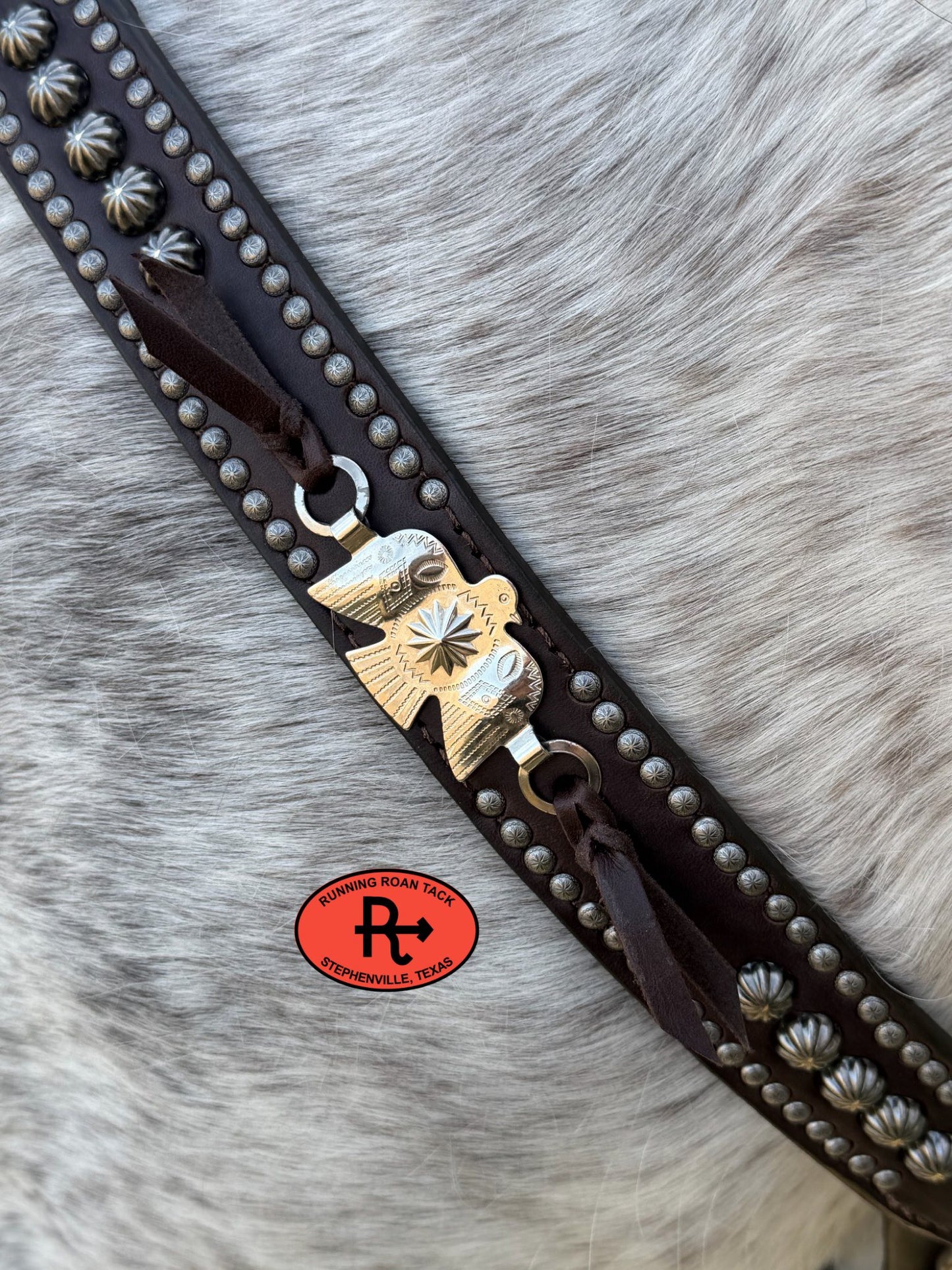 Dotted Tack Set with Vintage Thrifted Nickel Thunderbirds *Buy one piece or both pieces* Set03022026-06