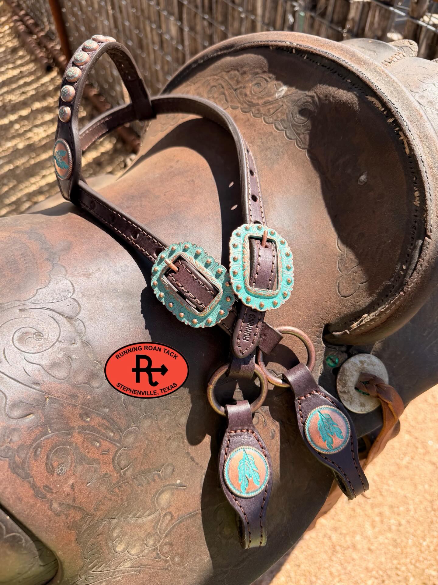 Short Cheek Single Ear Ring Headstall with Your Choice of Hardware 29"-37"