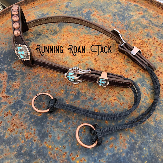 Draw Gag Single Ear Headstall with Your Choice of Hardware