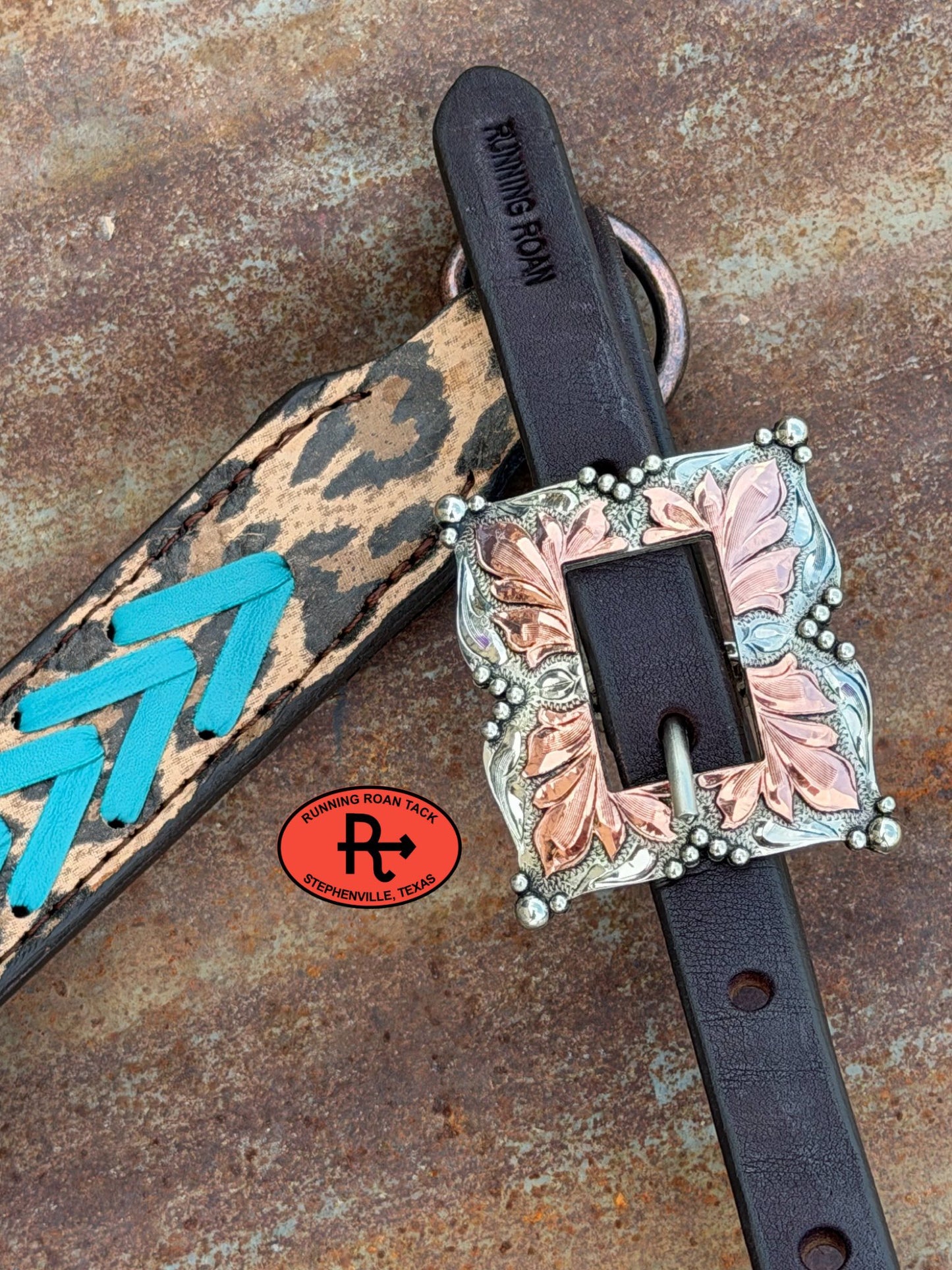 Leopard Tack Set with German Hardware *Buy one piece or both pieces* Set05042026-05