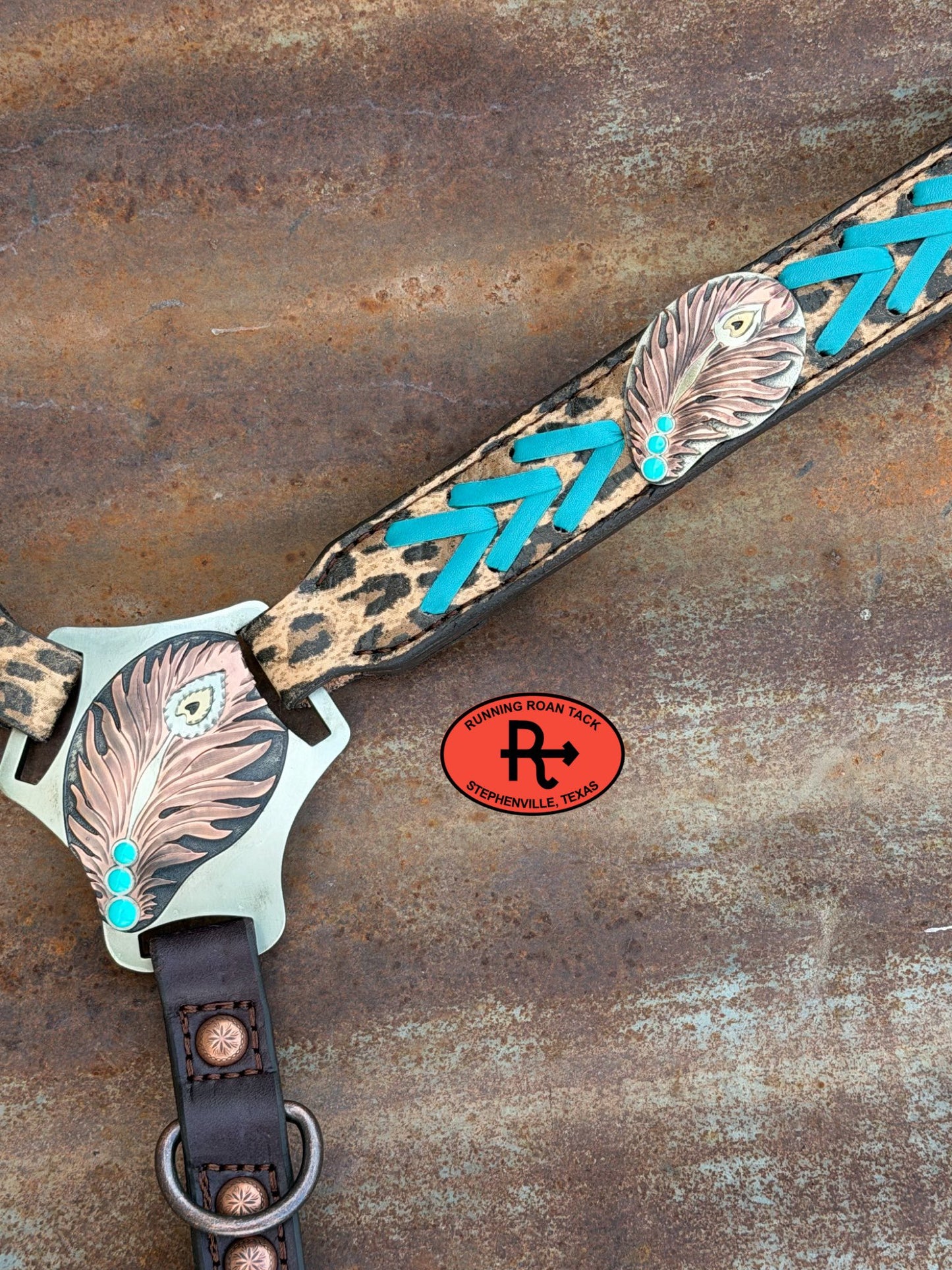 Leopard Tack Set with German Hardware *Buy one piece or both pieces* Set05042026-05